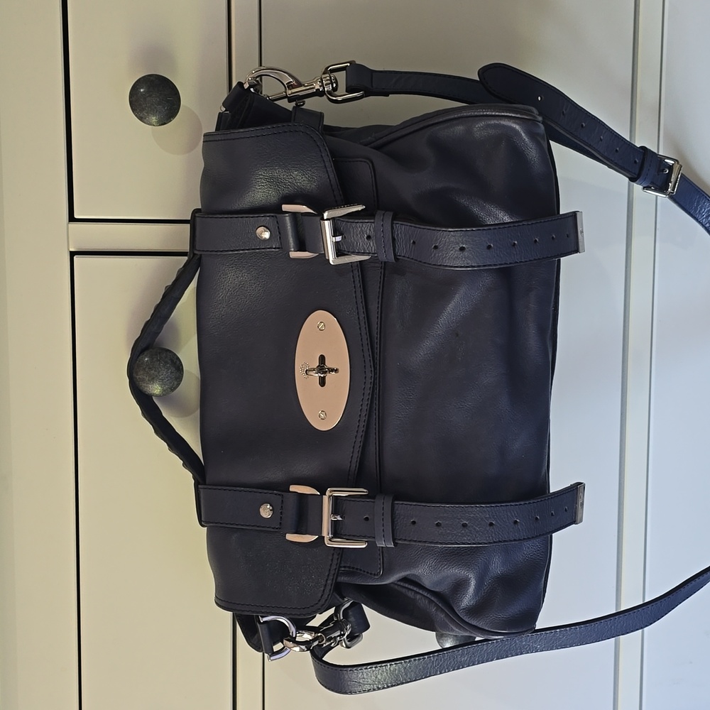 Mulberry Alexa bag blue/navy color